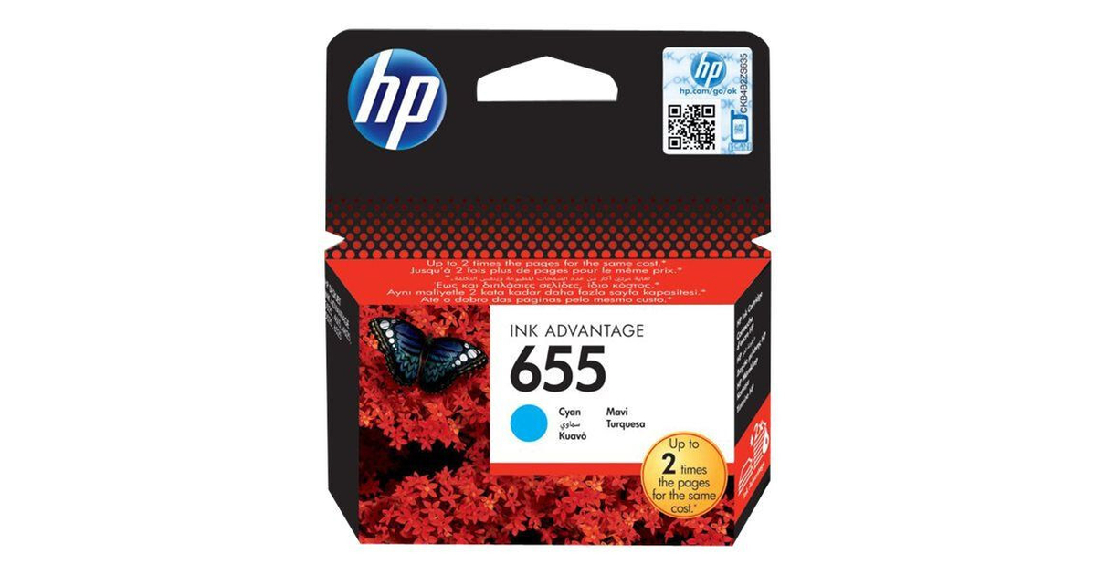 Μελάνι HP 655 - Cyan - Original - Techstores.gr