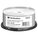 Verbatim BD-R Blu-Ray 25GB 6x Speed Wide Printable NO-ID 1x25