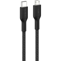Καλώδια & αντάπτορες επικοινωνίας Belkin USB-C σε Micro-USB braided καλώδιο 1m μαύρο CAB026HQ1MBK
