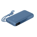 Belkin Powerbank με Οθόνη 20W 20000mAh USB-C Μπλε BPB028hqBL