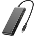 Belkin CONNECT USB-C 8-in-1 Hub Dual USB-C Ports Space Gray