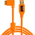 Tether Tools TetherPro USB 3.0 to Micro-B Right Angle Cable 4.6m/15ft Orange