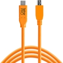 Tether Tools TetherPro USB-C to 2.0 Micro-B 5-Pin 4,60m orange