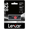 Lexar Jumpdrive 128GB USB 3.2 Stick Μαύρο
