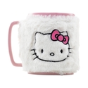 Pyramid Sanrio Hello Kitty Fuzzy Mug with Removable Cover
