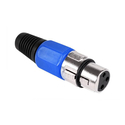 Audio Plug Microphone Blue Female DM-0055C