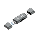 Card Reader Vention USB3.0 Multi-function Card Reader Gray Metal Type