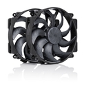 Case Fan Noctua NF-A14x25r G2 PWM Sx2-PP chromax.Black - dual set, Black