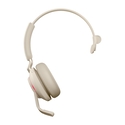 Headset VOIP Jabra Evolve2 65 UC Mono Link380c - wireless over-ear, beige