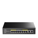 Network Switch Cudy GS1010PE Gigabit Ethernet (10/100/1000) (PoE) Black