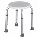 Κάθισμα Μπάνιου Round aluminium shower stool