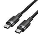 Καλώδιο Vention USB-C to C, braided, 3A, 480Mbps, 60W, 2m, BK