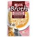 Λιχουδιές/Σνακ Γάτας Inaba Ciao Broth Chicken & Salmon 40g