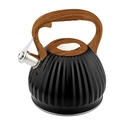 Τσαγιέρα Promis 3.0 l, FABIO, Black, wooden handle