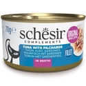 Υγρή Τροφή Γάτας Schesir in cooking broth Tuna with sardines 70 g