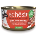 Υγρή Τροφή Γάτας Schesir in jelly Tuna with shrimps 85 g