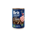 Υγρή Τροφή Σκύλων Brit Premium By Nature Chicken and Hearts 400 g