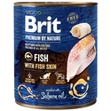 Υγρή Τροφή Σκύλων Brit Premium by Nature Fish with fish skin 800g