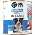 Υγρή Τροφή Σκύλων John Dog Good Form Rich in lamb 800g