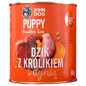 Υγρή Τροφή Σκύλων John Dog Pumpkin Puppy Wild boar with rabbit and pumpkin 800g