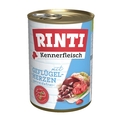 Υγρή Τροφή Σκύλων Rinti Kennerfleisch Poultry hearts 400g