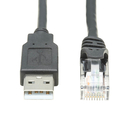 Default Eaton USB-A to RJ45 Rollover Console Cable M/M Cisco Compatible
