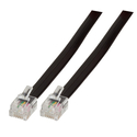 Modular Cable EFB Accs 2x RJ12 6 6 Black 1 m
