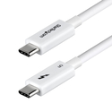 StarTech Thunderbolt Cable White 80GBPS 120GBPS 8K 60HZ 240W 80CM