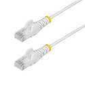 StarTech Καλώδιο Δικτύου Slim Cat6 UTP Patch Cable 25 cm Λευκό