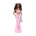 Mattel Barbie Κούκλα Deluxe Style Pink Flared Jeans JJN72