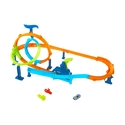 Mattel Hot Wheels Speed Snap Πίστα Stunt Tracks Rapid Launch Cyclone Playset