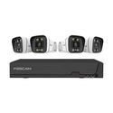 Σύστημα Παρακολούθησης Foscam FNA108E-B4-2T 4 Cameras with Recorder Black