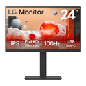 Monitor 23,8" (1920x1080) LG 24BA650-B 16:9 FHD IPS 5ms 100Hz HDMI DP USB-C Speaker Pivot Black