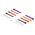 Δεματικά Καλωδίων Delock 18972, εύκαμπτα, 250x4mm, χρωματιστά, 10τμχ