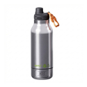 Ποτίστρα Asobu - Dog Buddy - recycled stainless steel bottle with 2 cups silver
