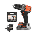 Σκαπτικό Black & Decker Cordless Impact Drill 18V 2Ah Kof BCD383D1XK