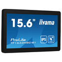 Monitor Iiyama 39.5cm (15.6") TF1633MSC-B1 16:9 M-Touch HDMI+DP bl. retail
