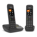 Ασύρματο Τηλέφωνο Gigaset C575A Duo Black analog DECT 2 handsets TFT Hands-free for 200entries