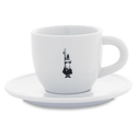 Φλιτζάνι Bialetti Cappuccinotasse Institutional plate including saucer - porcelain - White - 240ml