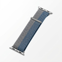 Λουράκι Premium Plus for Apple Watch, Gray/Blue, 44mm, 45mm, 42mm (Series 1/2/3), 49mm, 46mm, GA-MAG-BNDA-PP-CGBL