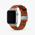 Λουράκι Premium Pro for Apple Watch, Orange/Black, 44mm, 45mm, 42mm (Series 1/2/3), 49mm, 46mm, GA-MAG-BNDA-P+OML