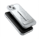 Θήκη Κινητού GUAN 10H Hartglas with Kickstand for iPhone 16 Plus, Transparent/Silver, GA-MAGCS-IP24-SLS67WHT
