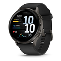 Smartwatch Garmin Venu 4 45mm silicone-Armb. Black/schiefergr