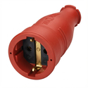 Φις Ρεύματος RED 2430-20-0002 Rubber Schuko coupling without cover