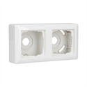 Πλαίσιο Διακόπτη GIRA 106203 AP-Housing 2f + frame Standard 55 ReinWhite