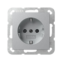 Πρίζα GIRA 418826 SCHUKO System 55 F Alu