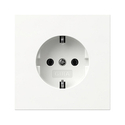 Πρίζα GIRA 418870 SCHUKO socket. Surface switch PureWhite
