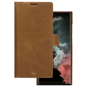 Θήκη Κινητού Dbramante1928 Lynge - Flip - grained leather - Light brown - for Samsung Galaxy S22 Ultra