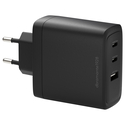 Φορτιστής Πρίζας Dbramante1928 re-charge - 100 Watt - 3 Outputs (2 x USB-C, USB) - Black
