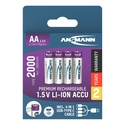 Μπαταρίες Rechargeable batteries -universal- Ansmann Li-Ion AA 1.5V 1800mAh με καλώδιο USB-C, 4 τεμ.